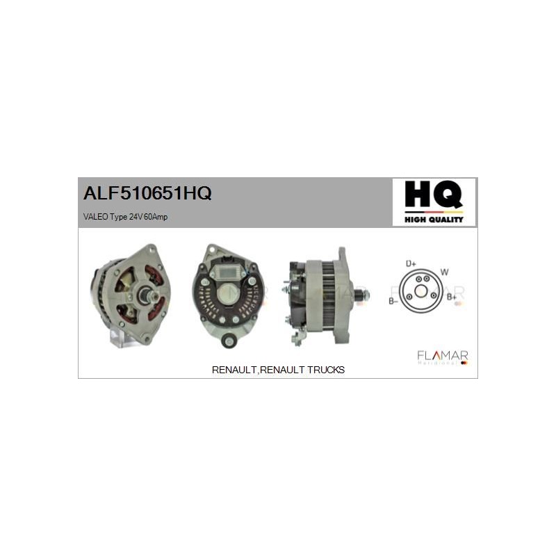 FLAMAR ALF510651HQ Alternador - 1