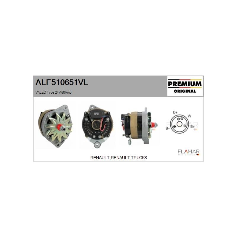 FLAMAR ALF510651VL Alternador - 1