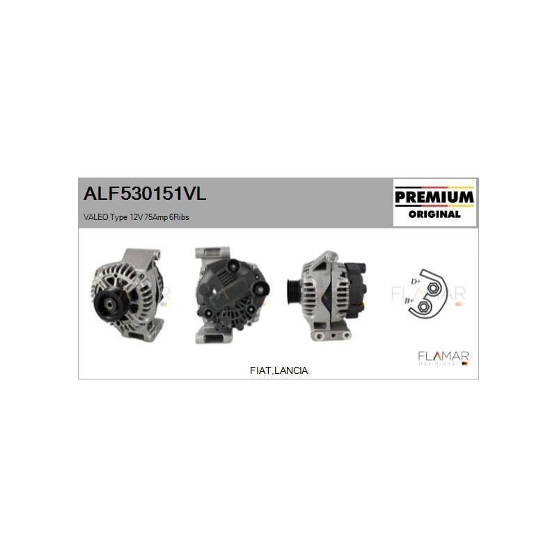 FLAMAR ALF530151VL Alternador - 1