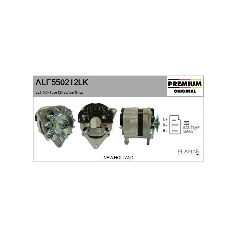 FLAMAR ALF550212LK Alternador - 1