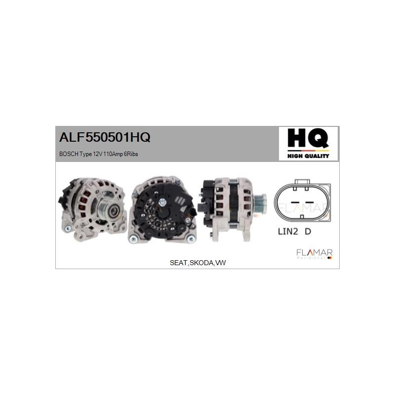 FLAMAR ALF550501HQ Alternador - 1