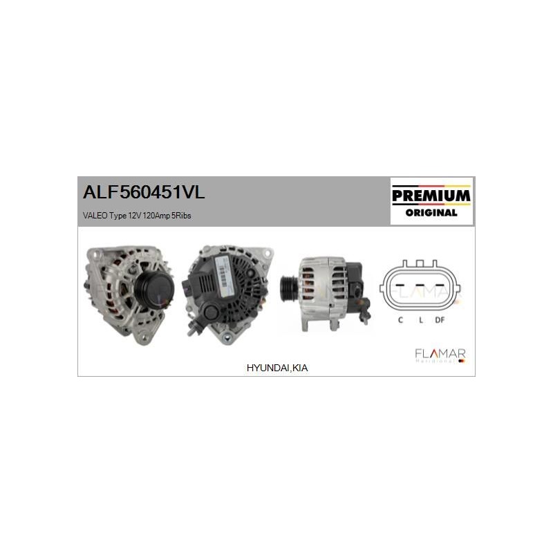 FLAMAR ALF560451VL Alternador - 1
