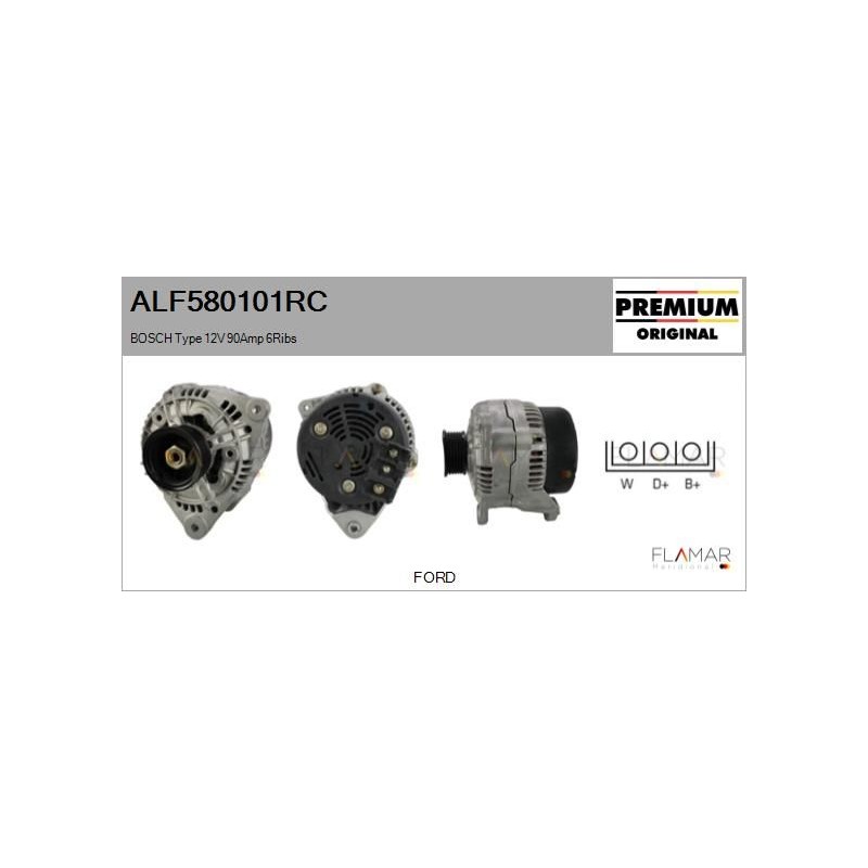 FLAMAR ALF580101RC Alternador - 1