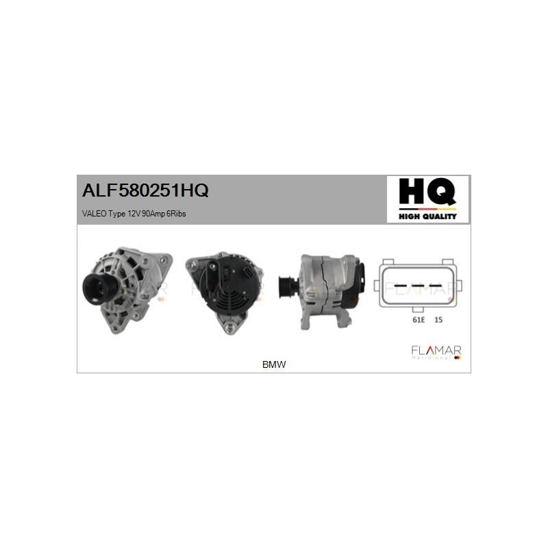 FLAMAR ALF580251HQ Alternador - 1