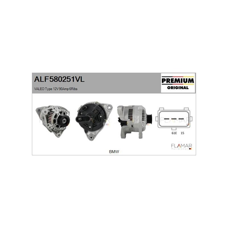FLAMAR ALF580251VL Alternador - 1