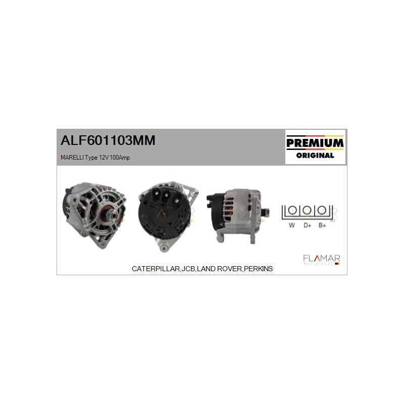 FLAMAR ALF601103MM Alternador - 1