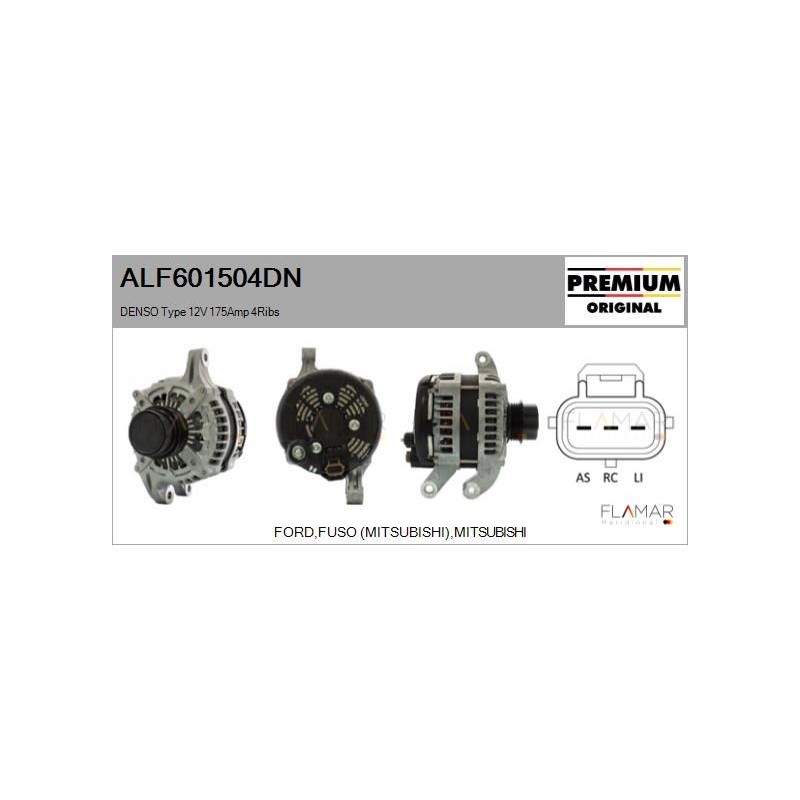FLAMAR ALF601504DN Alternador - 1