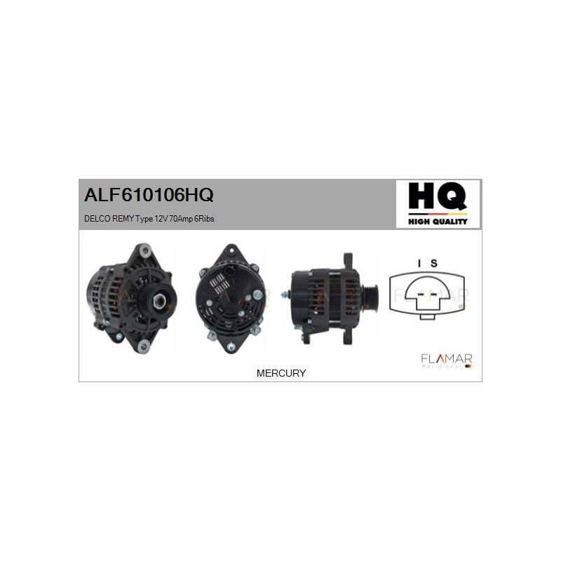 FLAMAR ALF610106HQ Alternador - 1