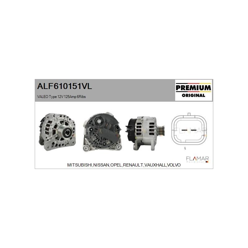 FLAMAR ALF610151VL Alternador - 1