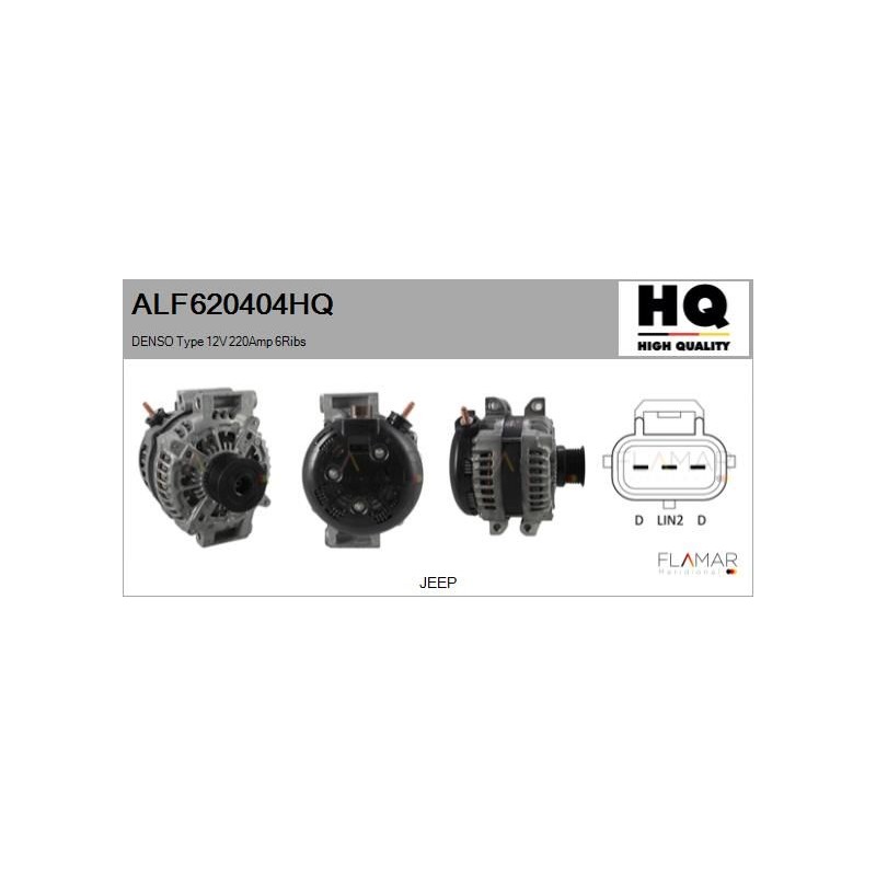 FLAMAR ALF620404HQ Alternador - 1