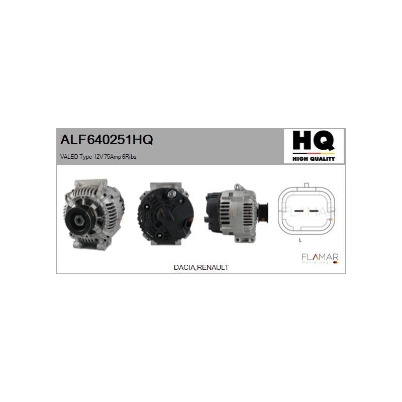 FLAMAR ALF640251HQ Alternador - 1