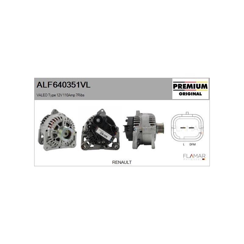 FLAMAR ALF640351VL Alternador - 1