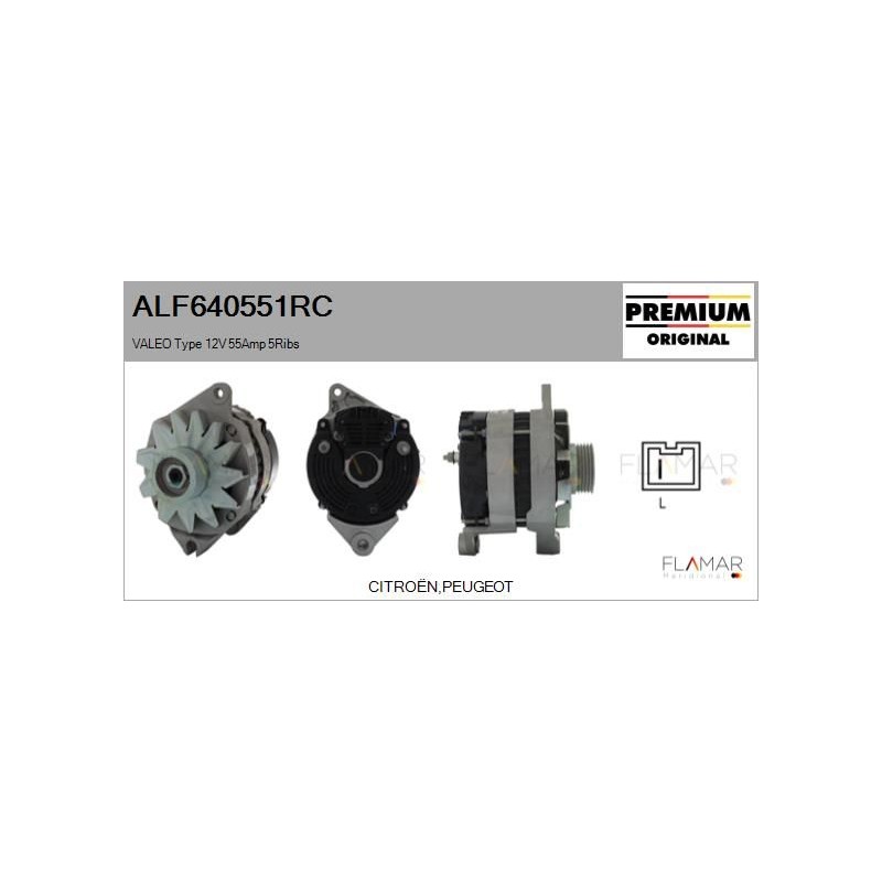 FLAMAR ALF640551RC Alternador - 1