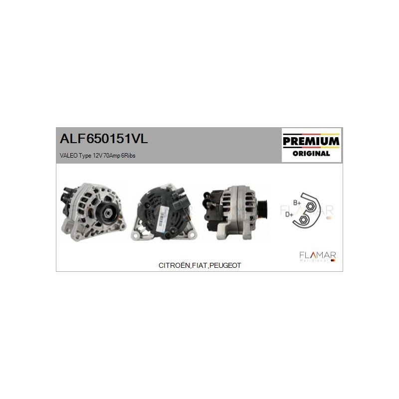 FLAMAR ALF650151VL Alternador - 1
