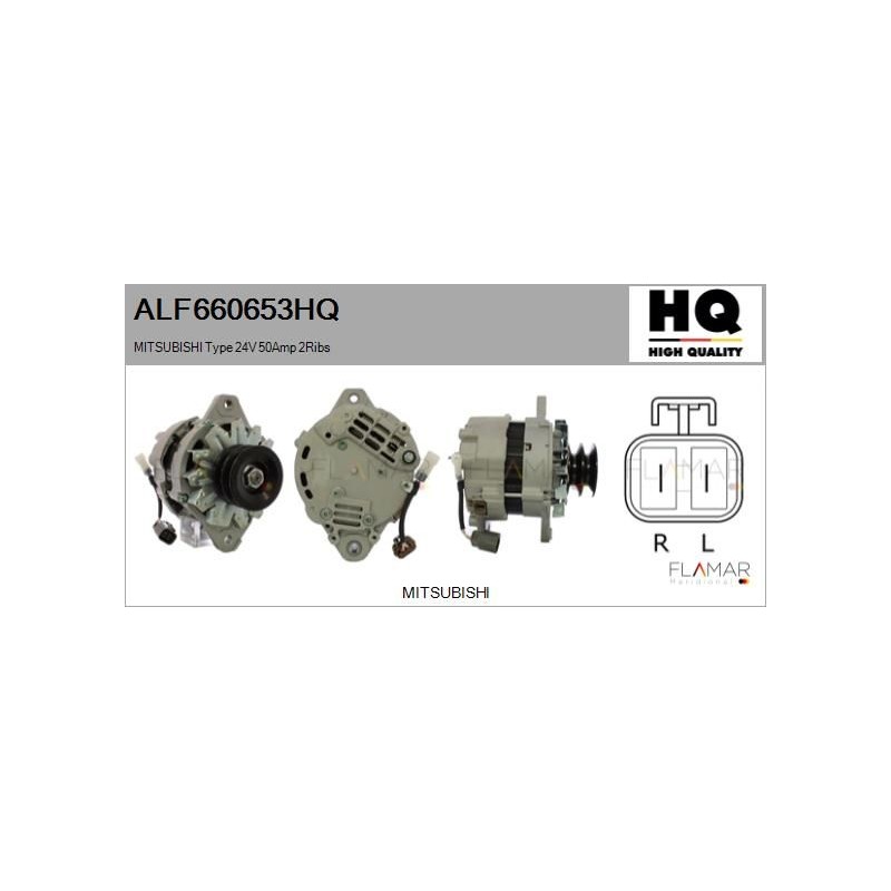 FLAMAR ALF660653HQ Alternador - 1
