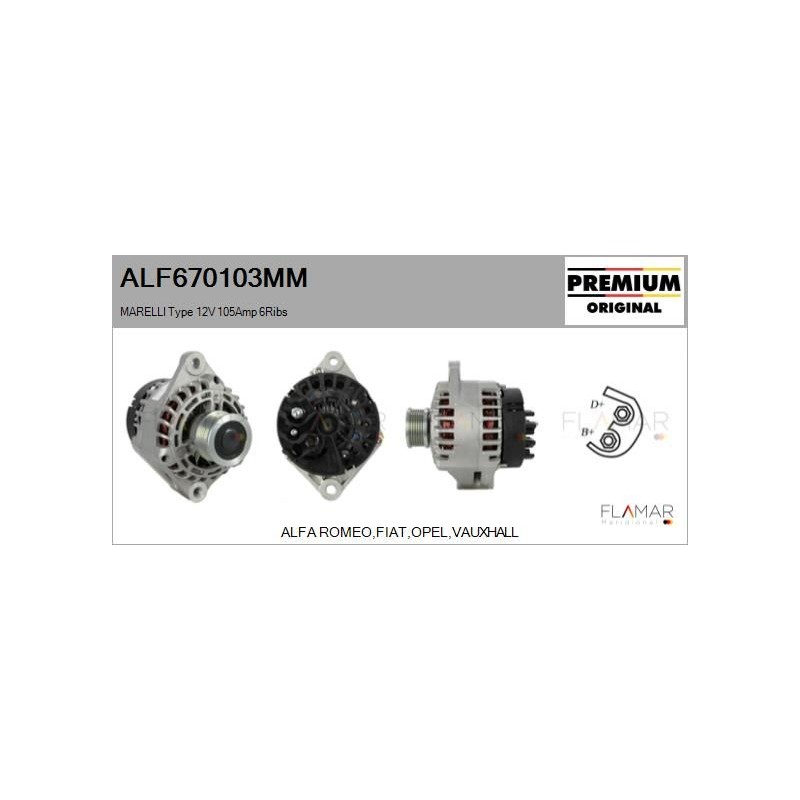 FLAMAR ALF670103MM Alternador - 1