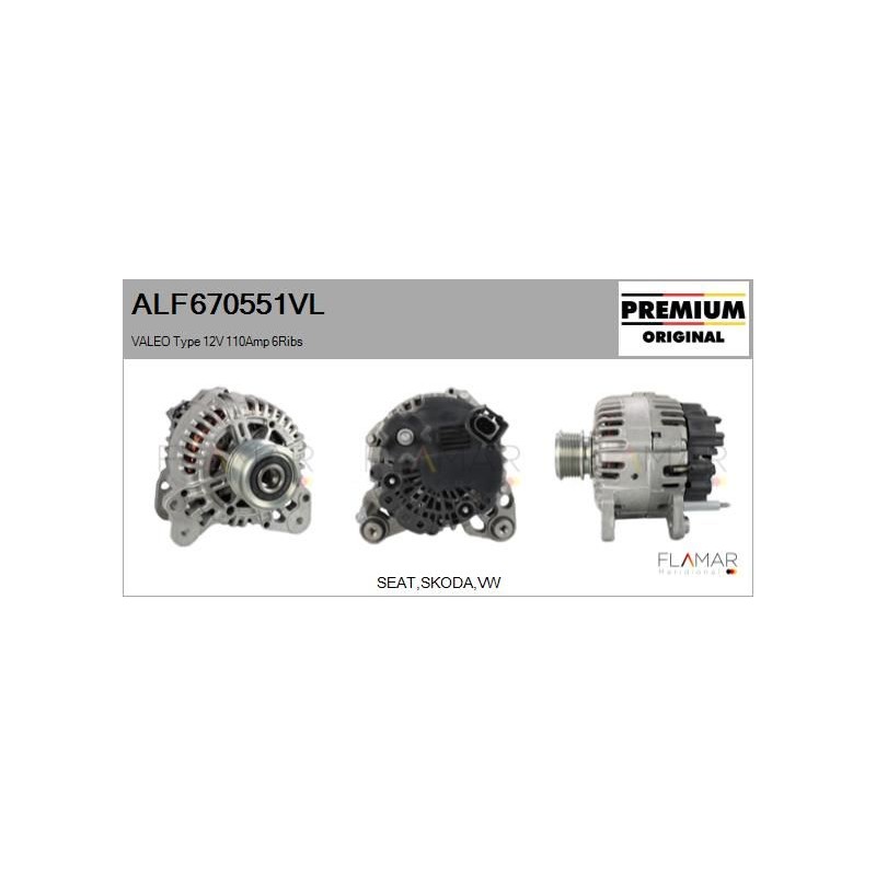 FLAMAR ALF670551VL Alternador - 1