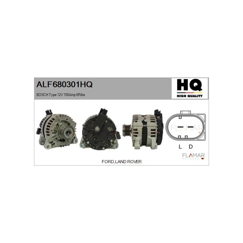 FLAMAR ALF680301HQ Alternador - 1