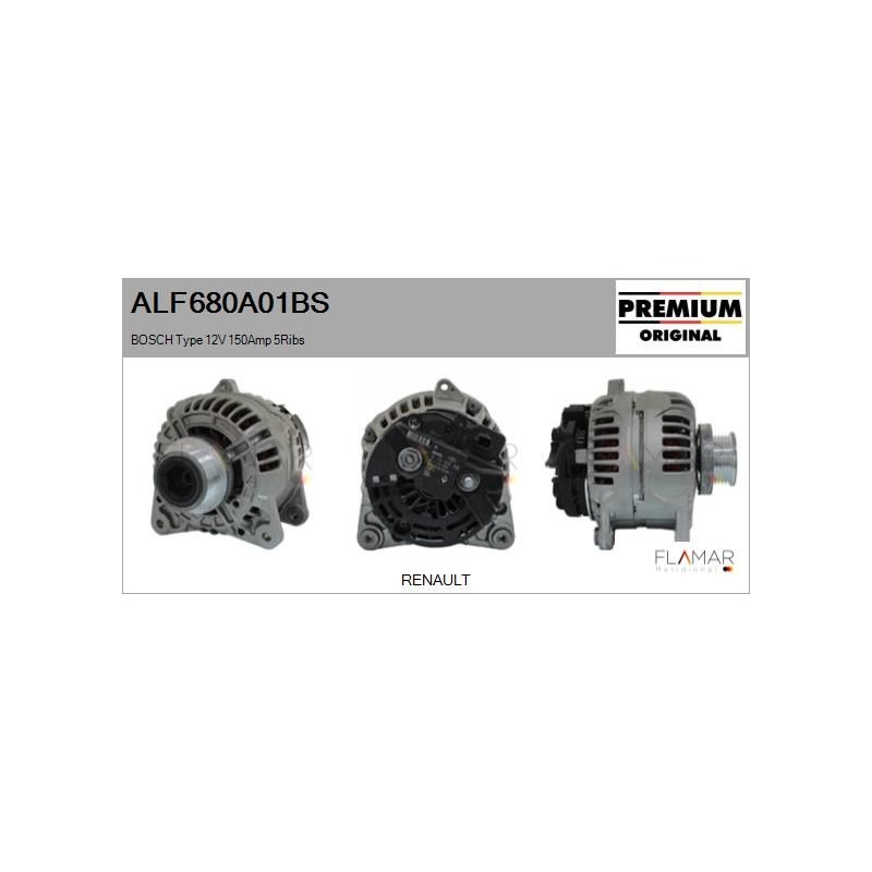 FLAMAR ALF680A01BS Alternador - 1