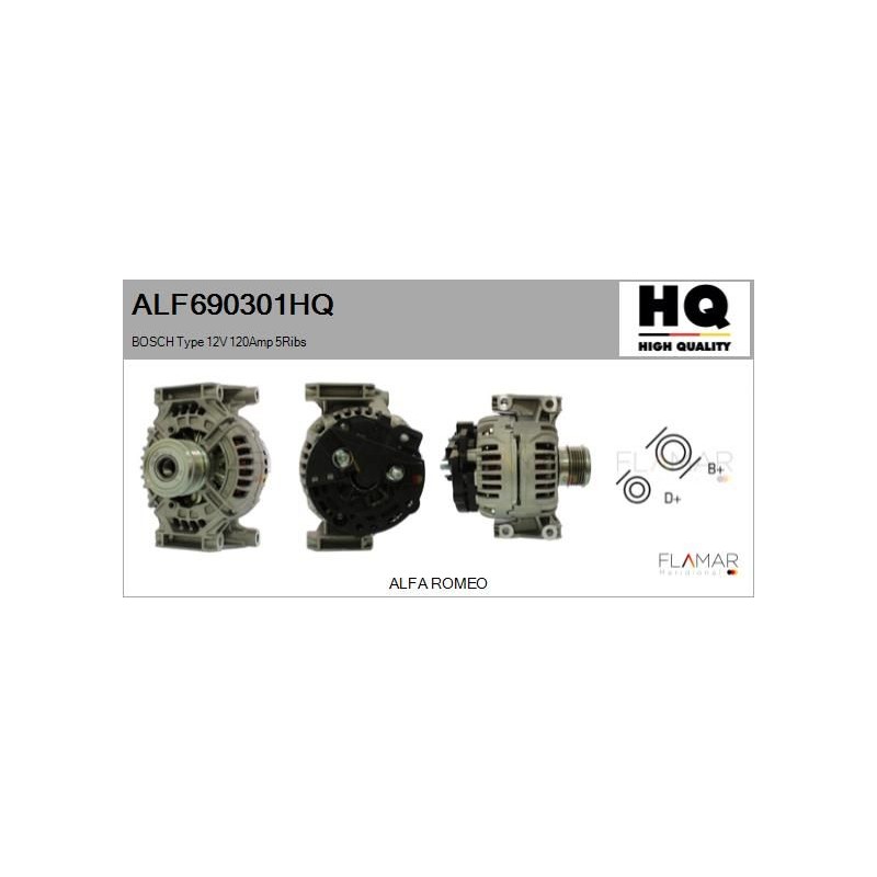 FLAMAR ALF690301HQ Alternador - 1