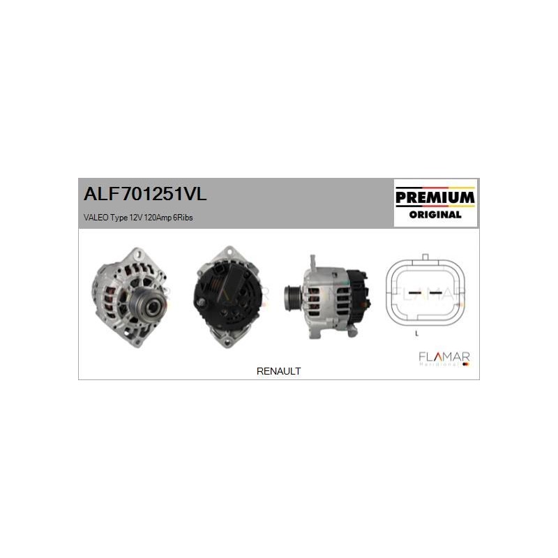 FLAMAR ALF701251VL Alternador - 1