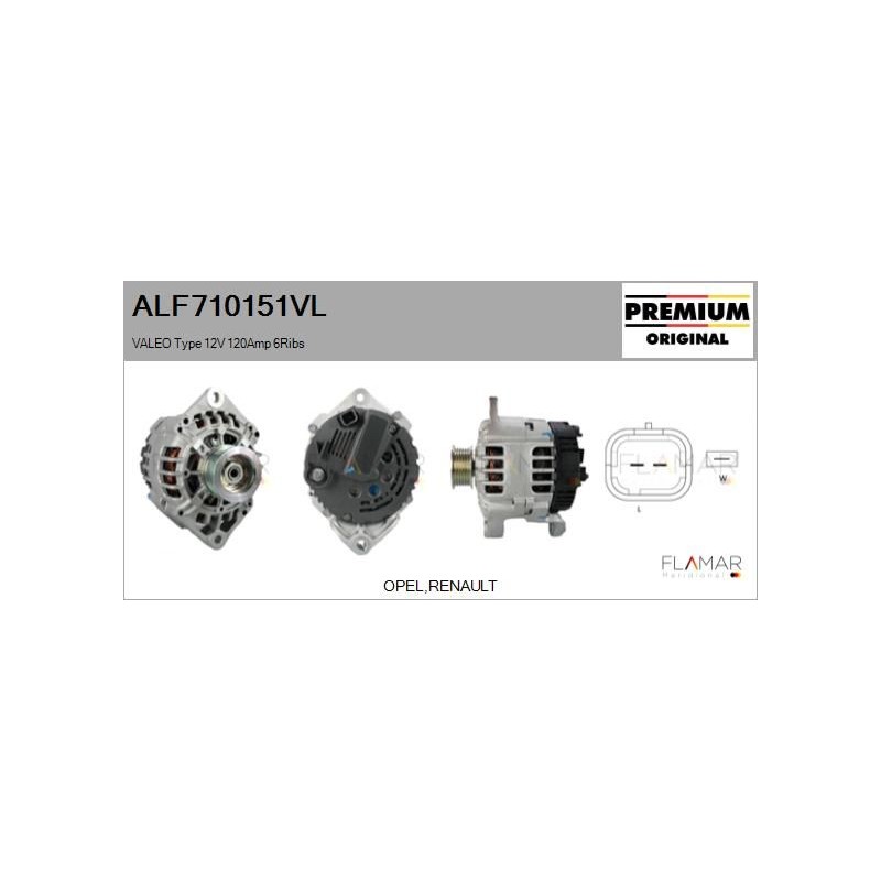 FLAMAR ALF710151VL Alternador - 1