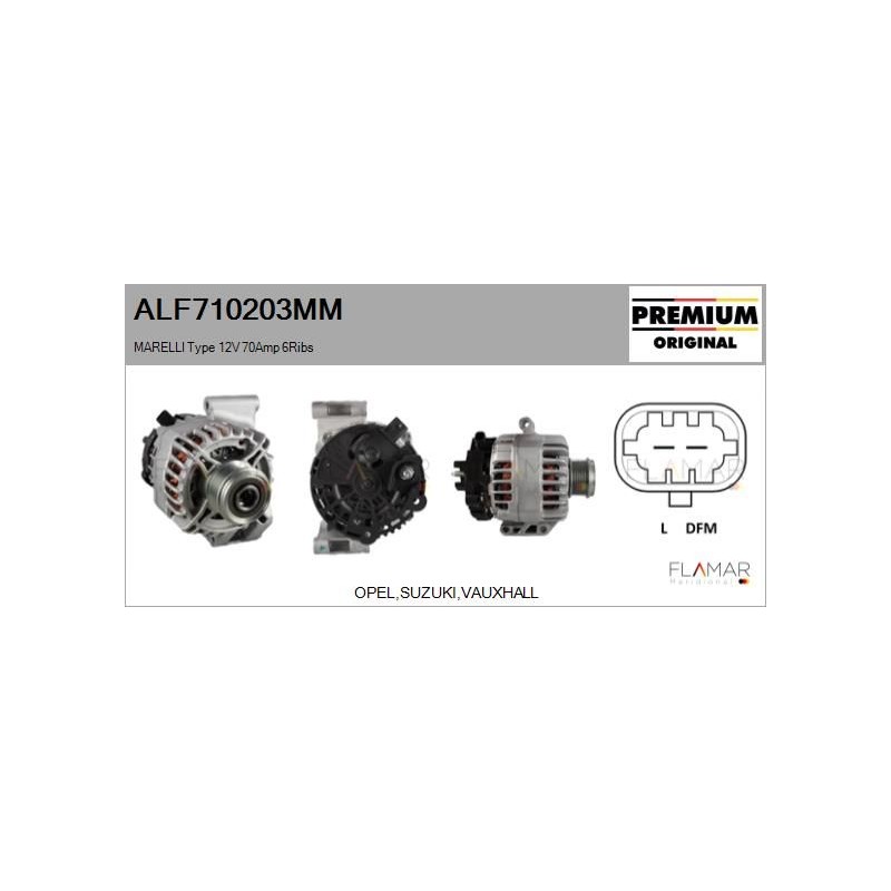 FLAMAR ALF710203MM Alternador - 1