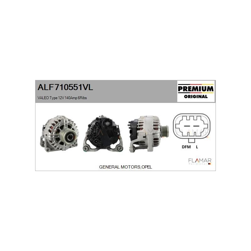 FLAMAR ALF710551VL Alternador - 1