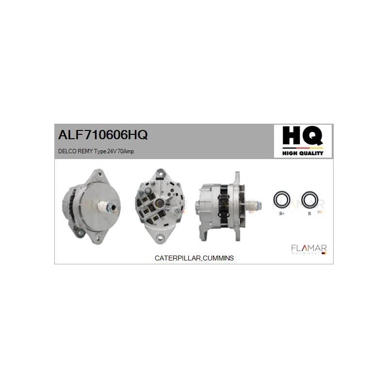 FLAMAR ALF710606HQ Alternador - 1
