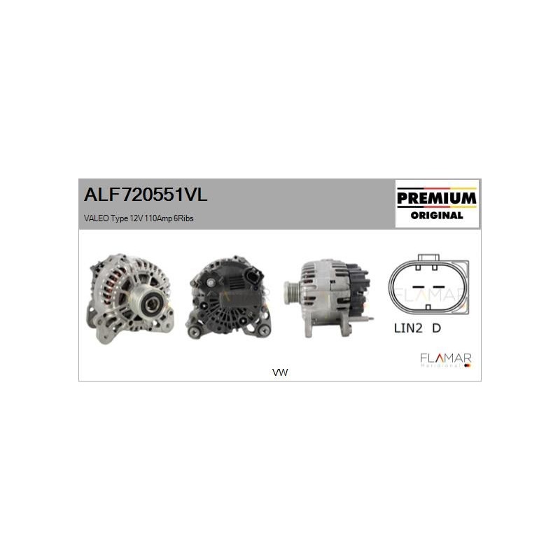 FLAMAR ALF720551VL Alternador - 1