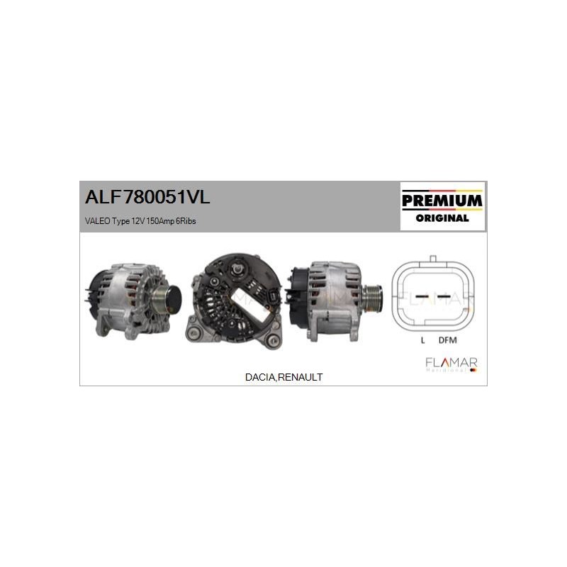 FLAMAR ALF780051VL Alternador - 1