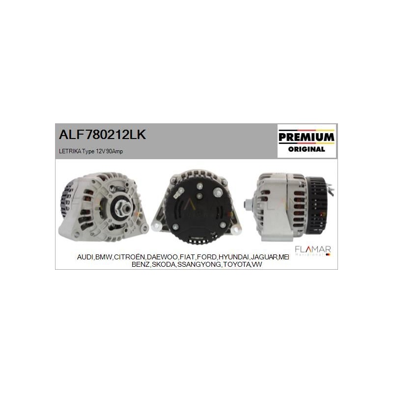 FLAMAR ALF780212LK Alternador - 1
