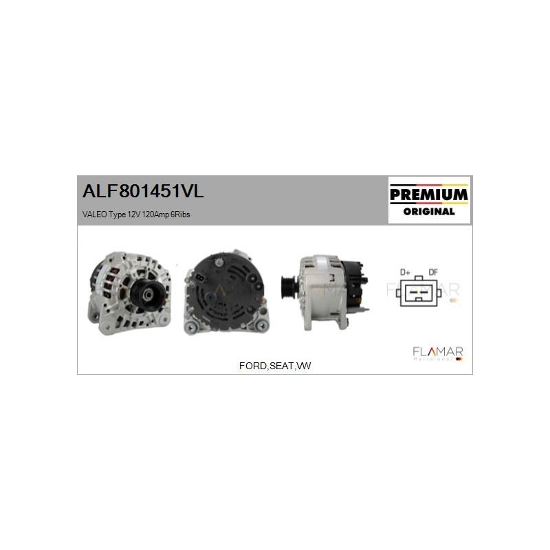 FLAMAR ALF801451VL Alternador - 1