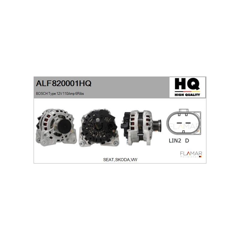 FLAMAR ALF820001HQ Alternador - 1