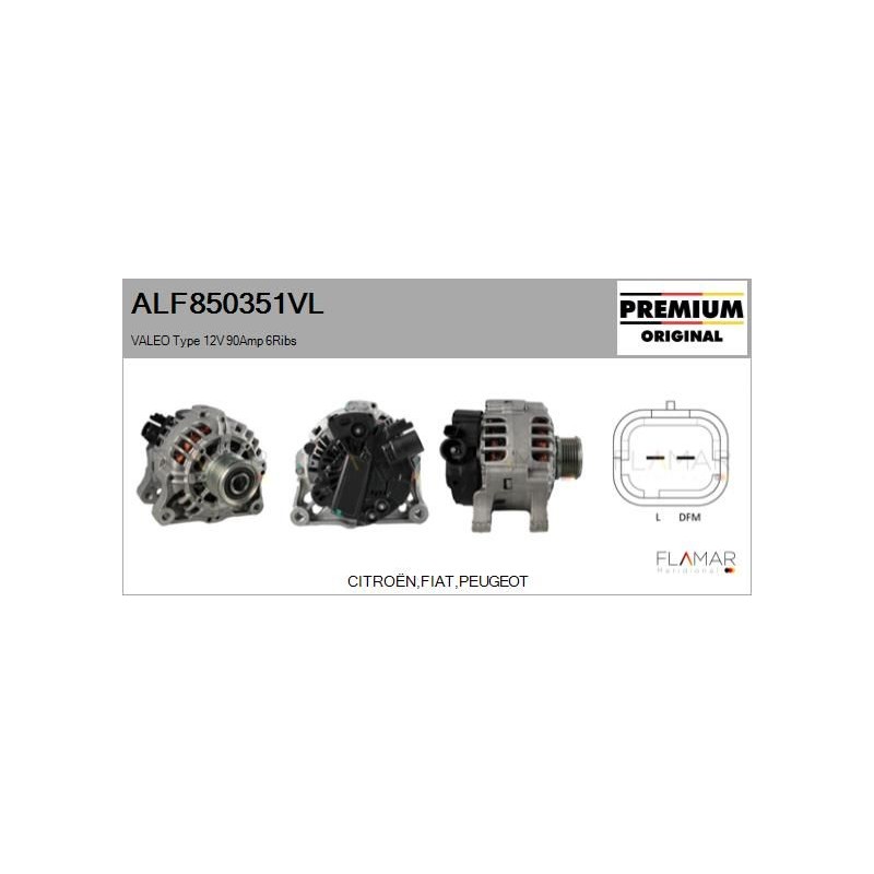 FLAMAR ALF850351VL Alternador - 1