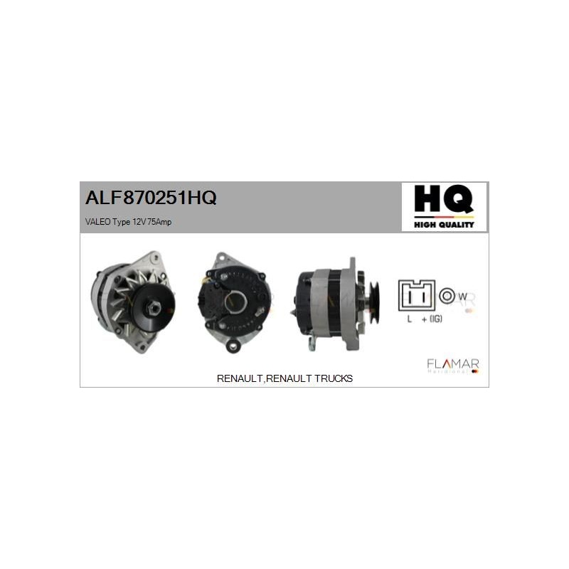 FLAMAR ALF870251HQ Alternador - 1