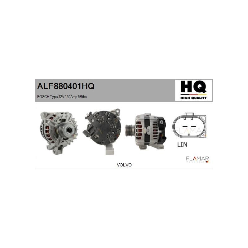 FLAMAR ALF880401HQ Alternador - 1