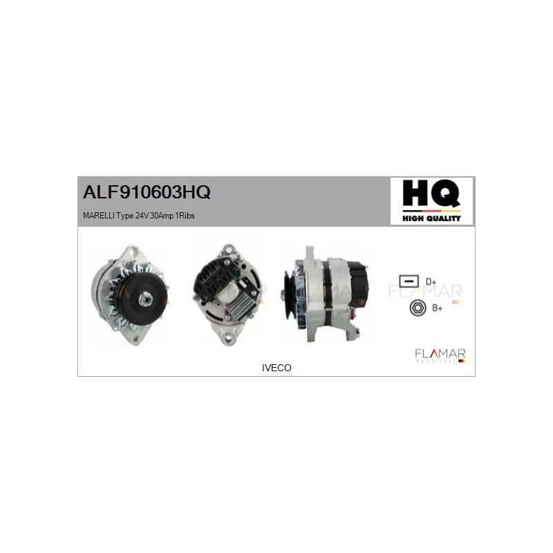 FLAMAR ALF910603HQ Alternador - 1