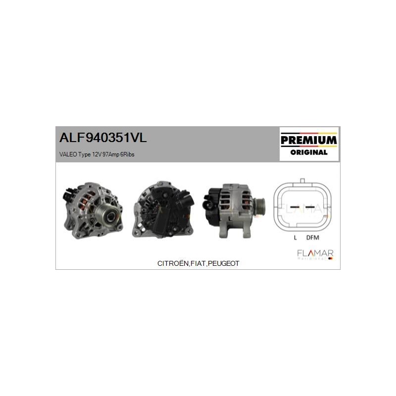 FLAMAR ALF940351VL Alternador - 1