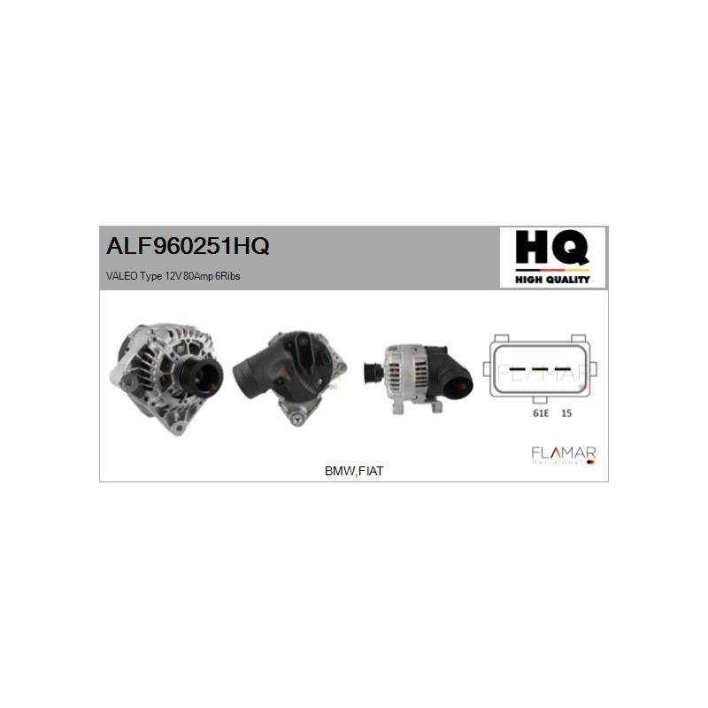 FLAMAR ALF960251HQ Alternador - 1