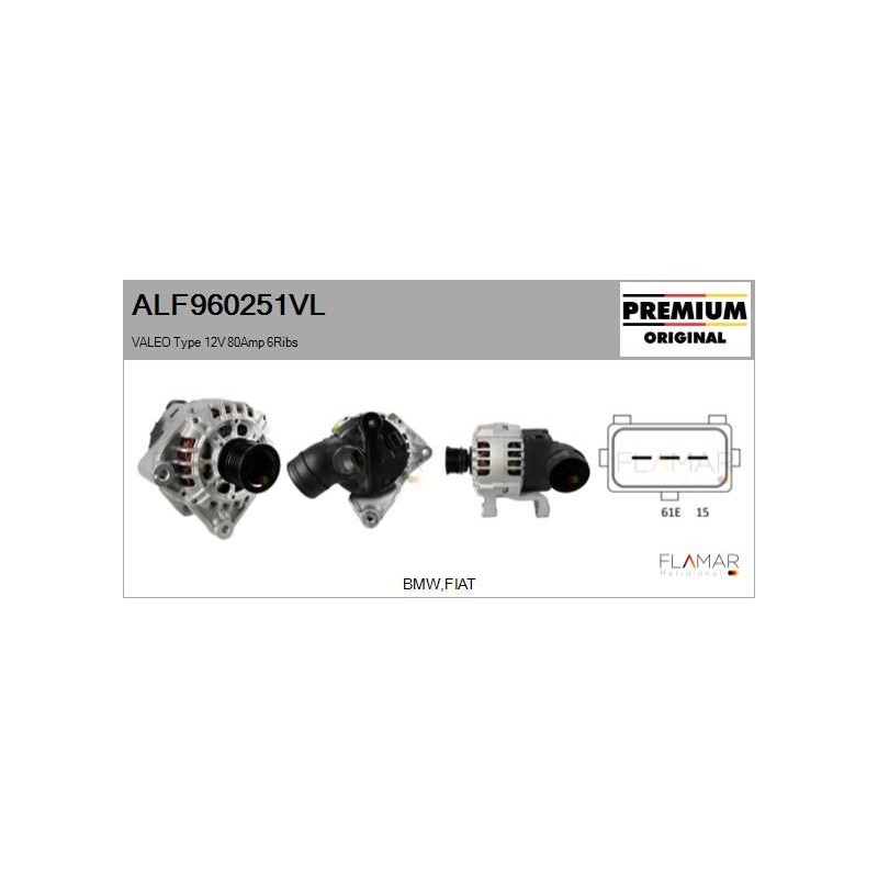 FLAMAR ALF960251VL Alternador - 1