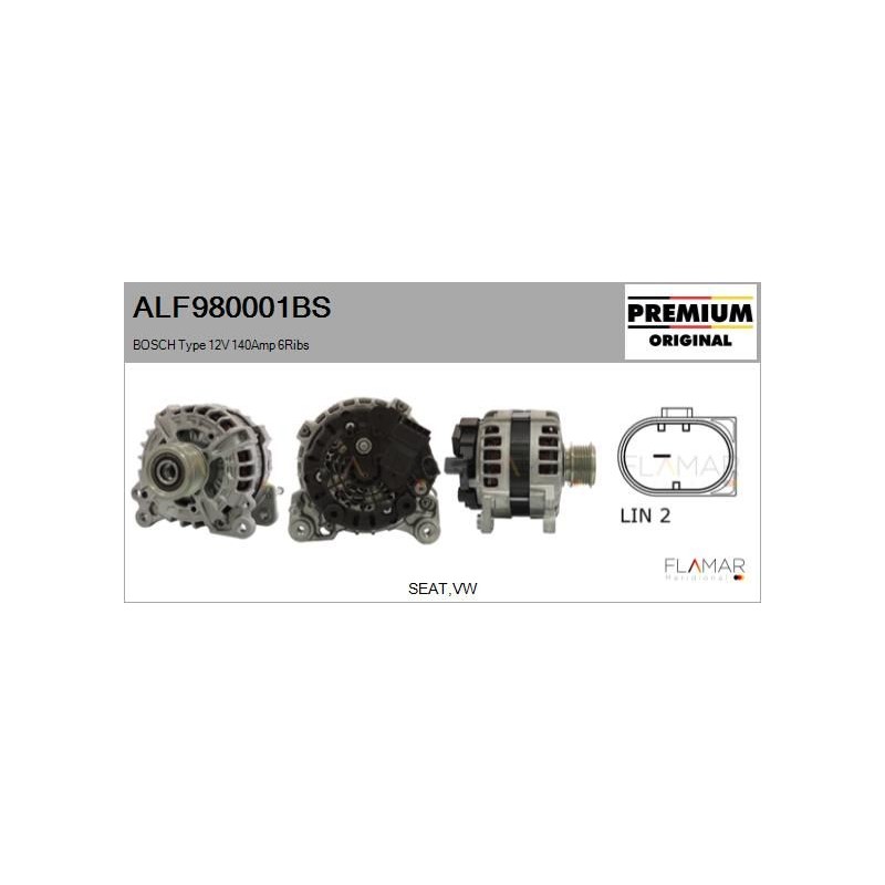 FLAMAR ALF980001BS Alternador - 1