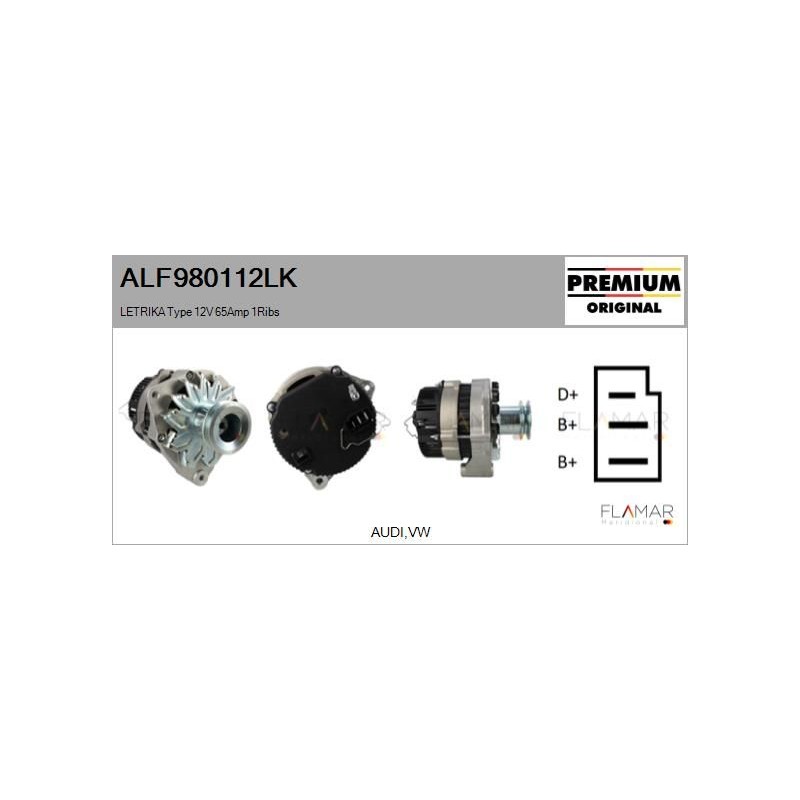 FLAMAR ALF980112LK Alternador - 1