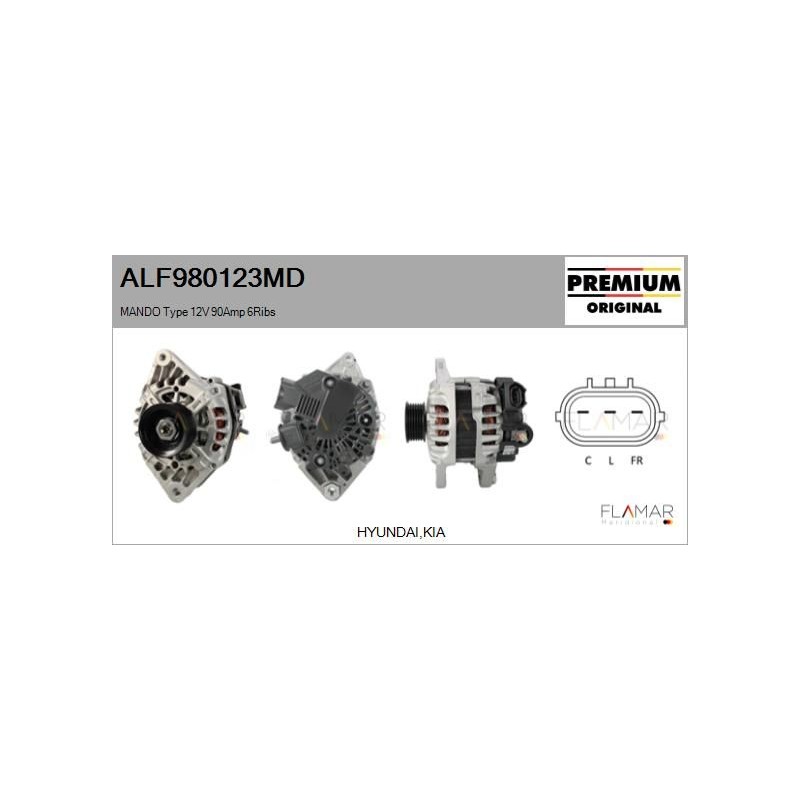 FLAMAR ALF980123MD Alternador - 1