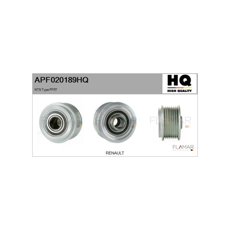 FLAMAR APF020189HQ Polea, alternador - 1
