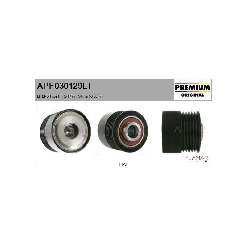 FLAMAR APF030129LT Polea, alternador - 1