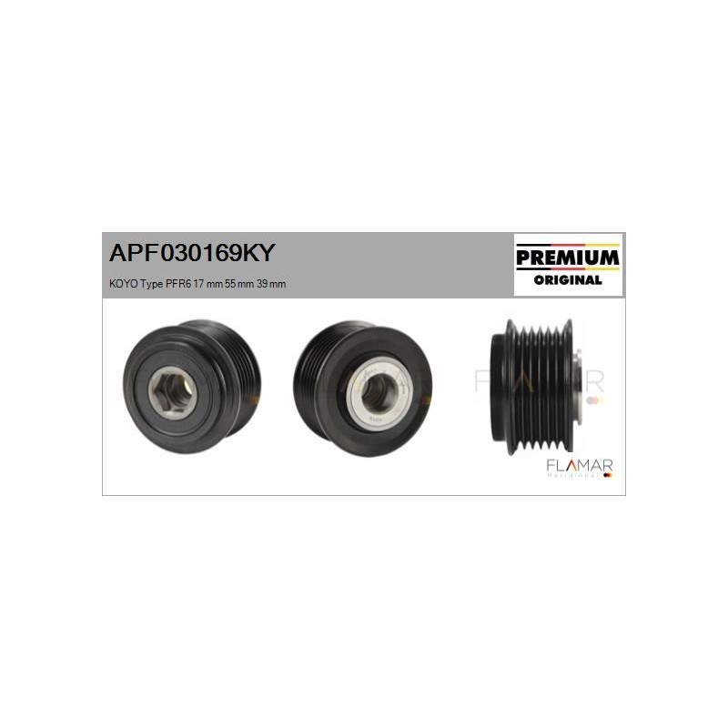 FLAMAR APF030169KY Polea, alternador - 1