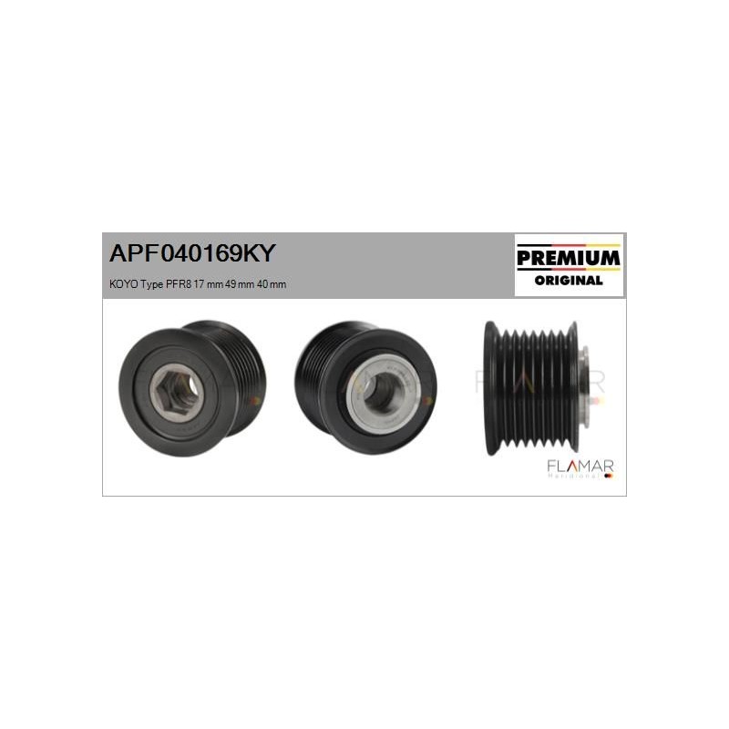 FLAMAR APF040169KY Polea, alternador - 1
