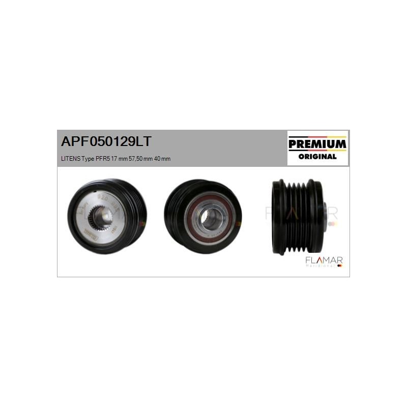 FLAMAR APF050129LT Polea, alternador - 1