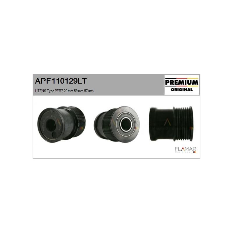 FLAMAR APF110129LT Polea, alternador - 1